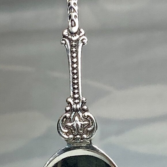 Souvenir Spoon Water Bearers Man Woman Silver Tone 4 3/4” Marked 90 HOLLAND. EUC - Picture 3 of 7